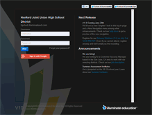 Tablet Screenshot of hjuhsd.illuminateed.com