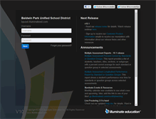 Tablet Screenshot of bpusd.illuminateed.com