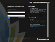 Tablet Screenshot of fjuhsd.illuminateed.com