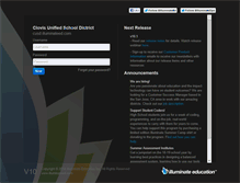 Tablet Screenshot of cusd.illuminateed.com